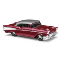 Busch 45046 57 Chevy BelAir Hardtop Red